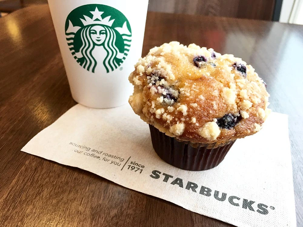 Starbucks Blueberry Muffin